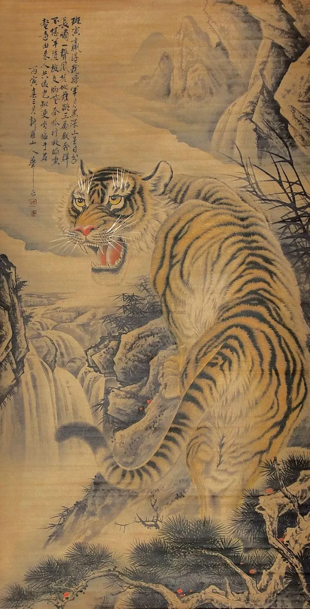 虎斑霞绮胡晋2022虎年画乕展在浙江赛丽美术馆开幕