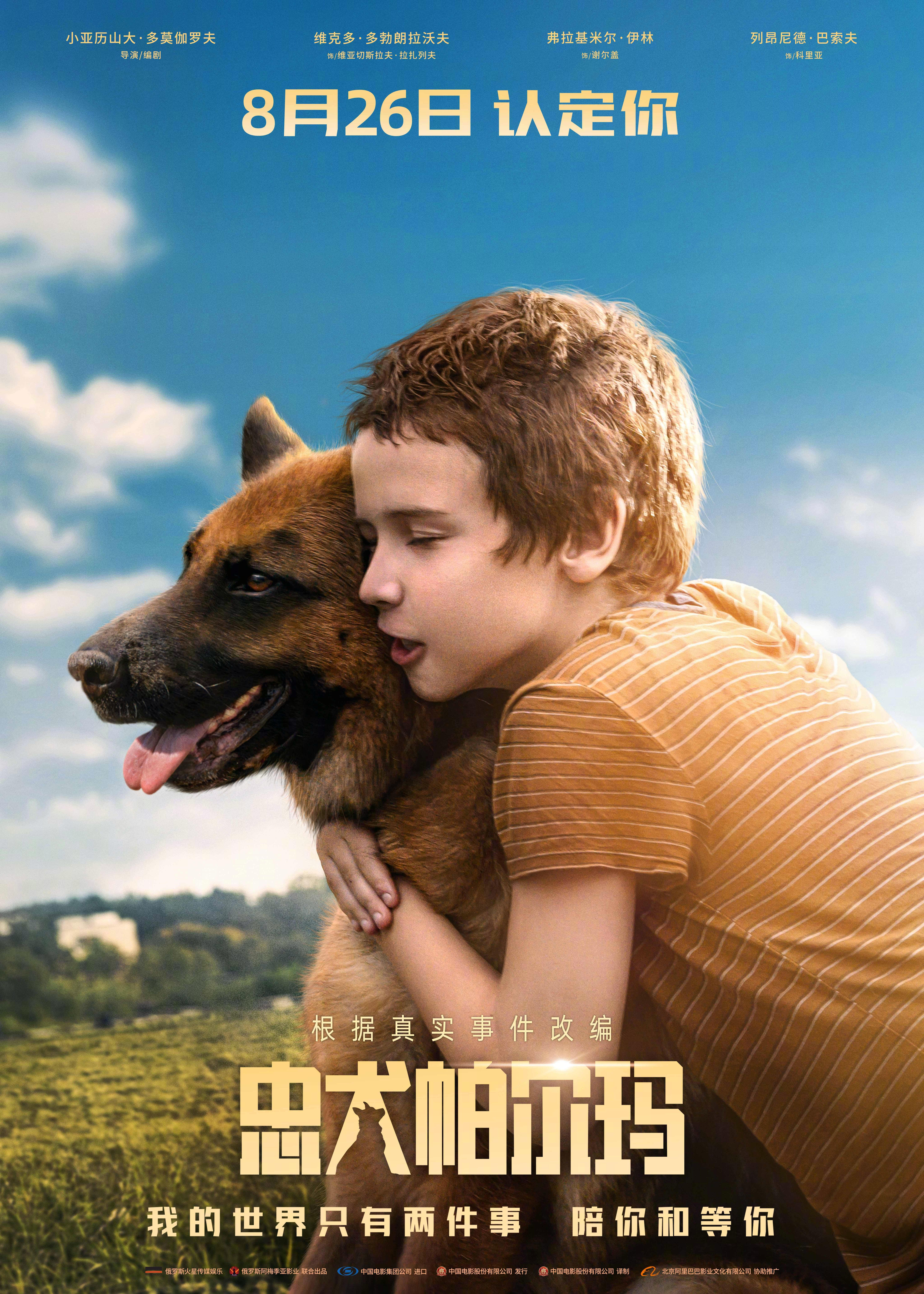 俄罗斯电影《忠犬帕尔玛》发定档海报 8月26日全国上映