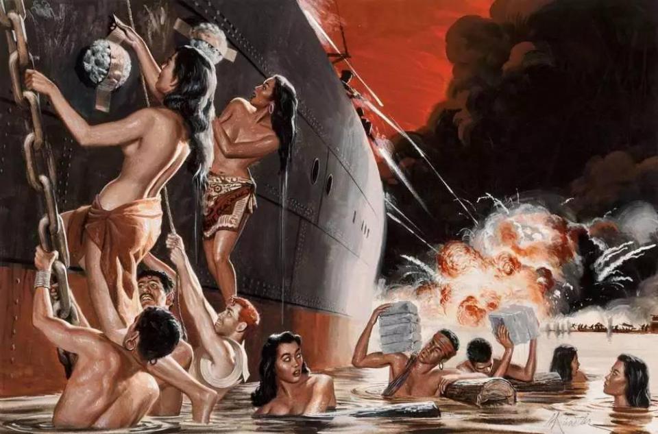 绝地求生98k简笔画，绝地求生98k简笔画视频（美国大兵同美丽女朋友一起打鬼子）