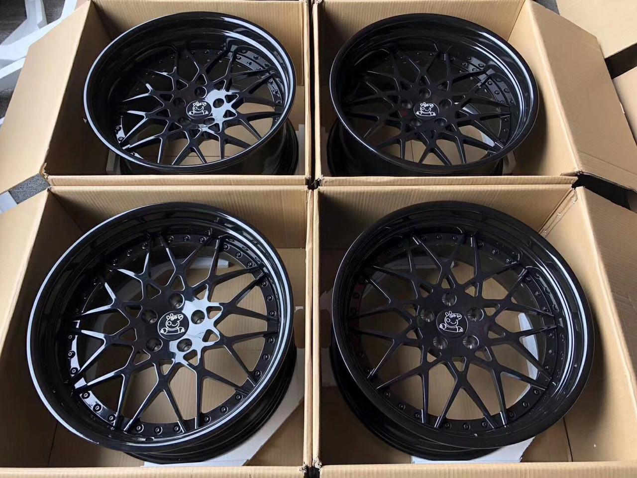 锐向锻造轮毂款式分享#?配?野马宽体 宽边轮子