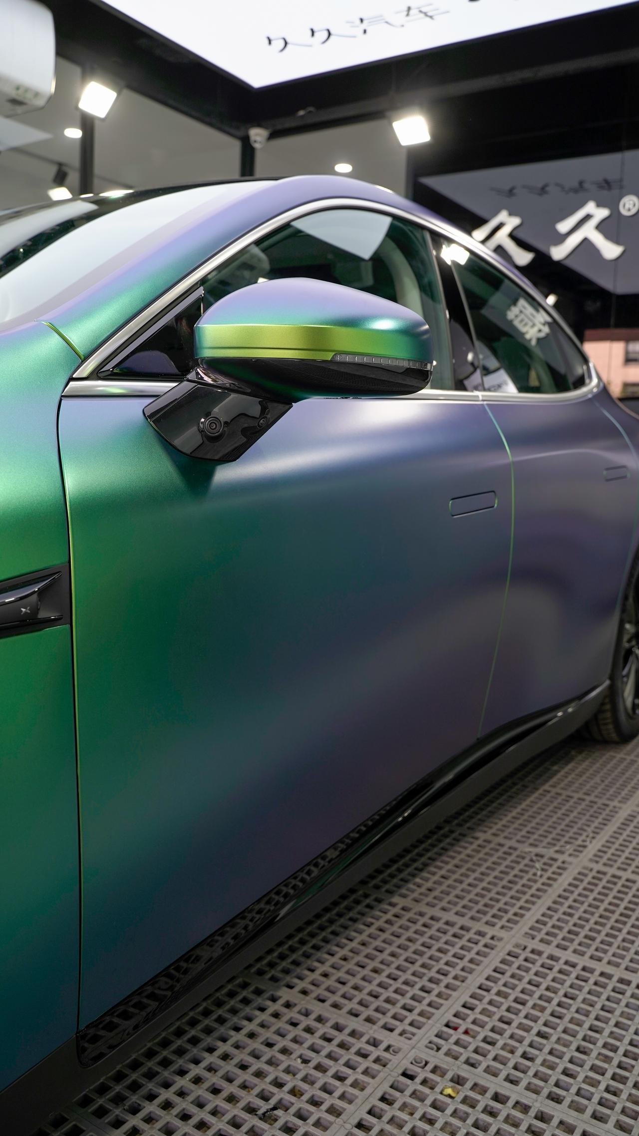 小鹏p7改色膜_小鹏汽车p7车友圈_南京威固官方旗舰店469_懂车帝