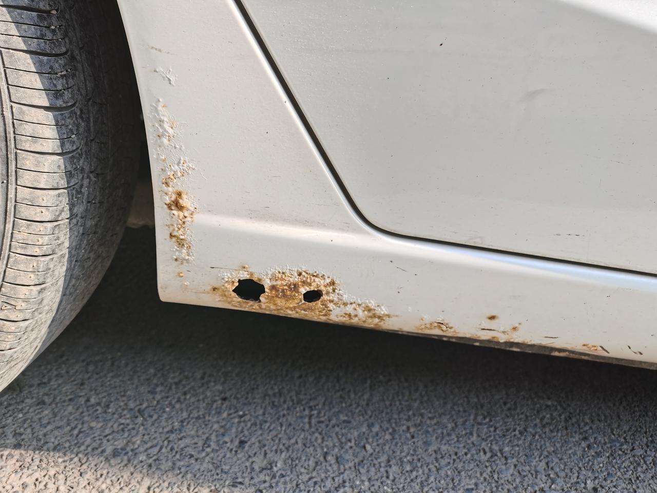 长安逸动严重生锈