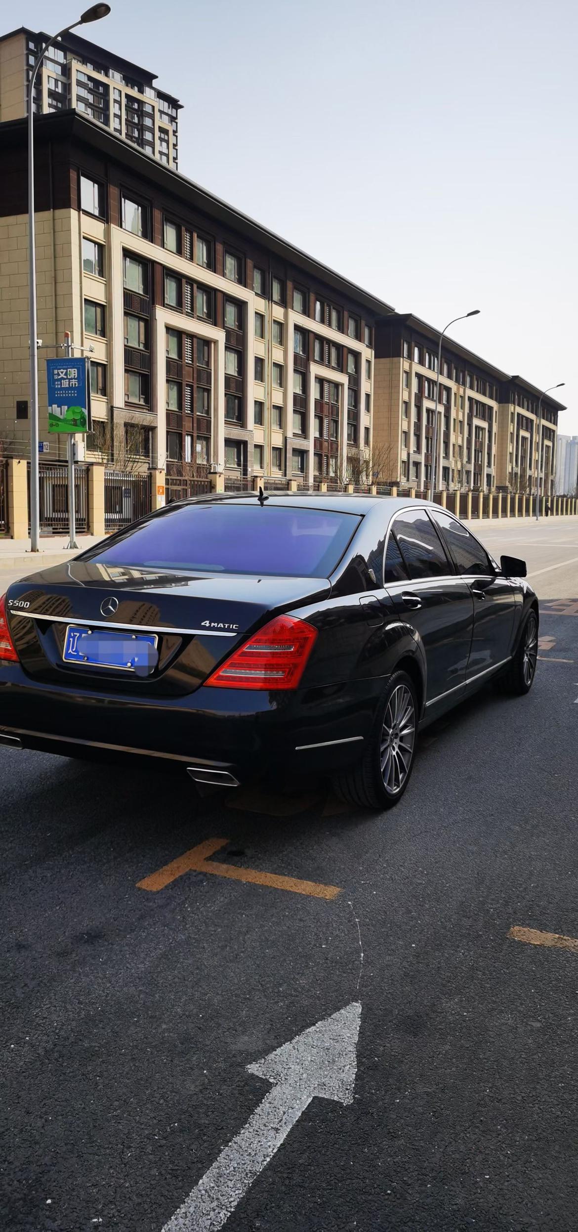 准06年奔驰s500,升级10款,led前大灯,高配置,大连