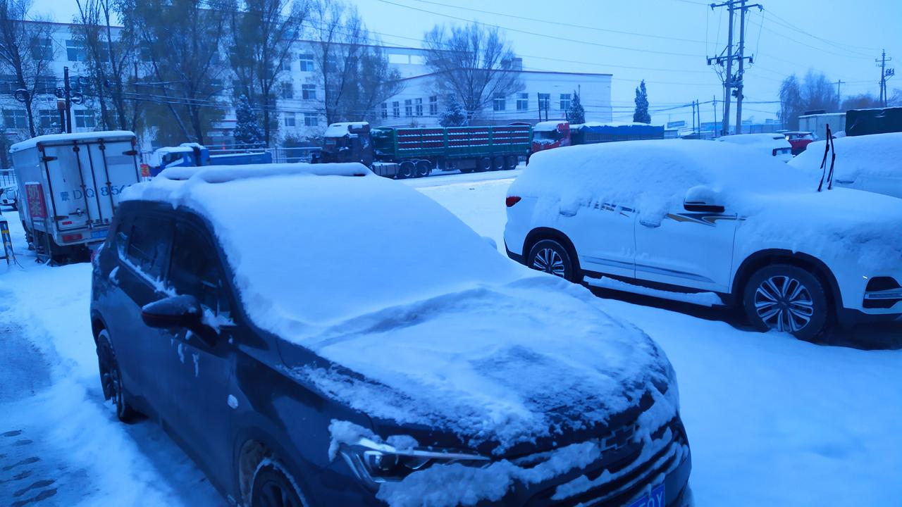 今日立冬北方大雪纷飞