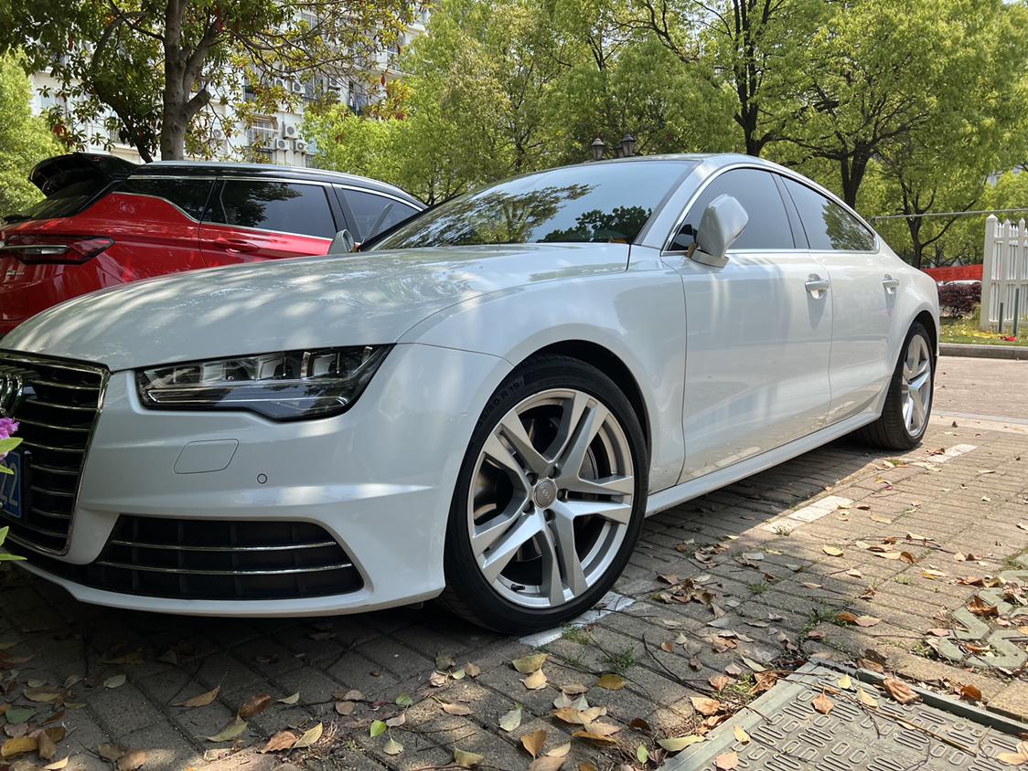 奥迪a717款50舒适进口车辆颜