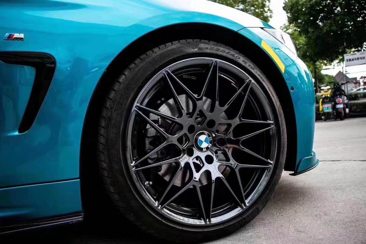 宝马3系升级鸟巢款锻造轮毂