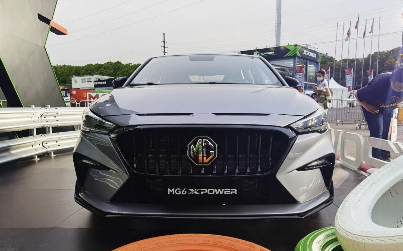 名爵mg6高性能版本自带宽体的名爵mg6 x-power大
