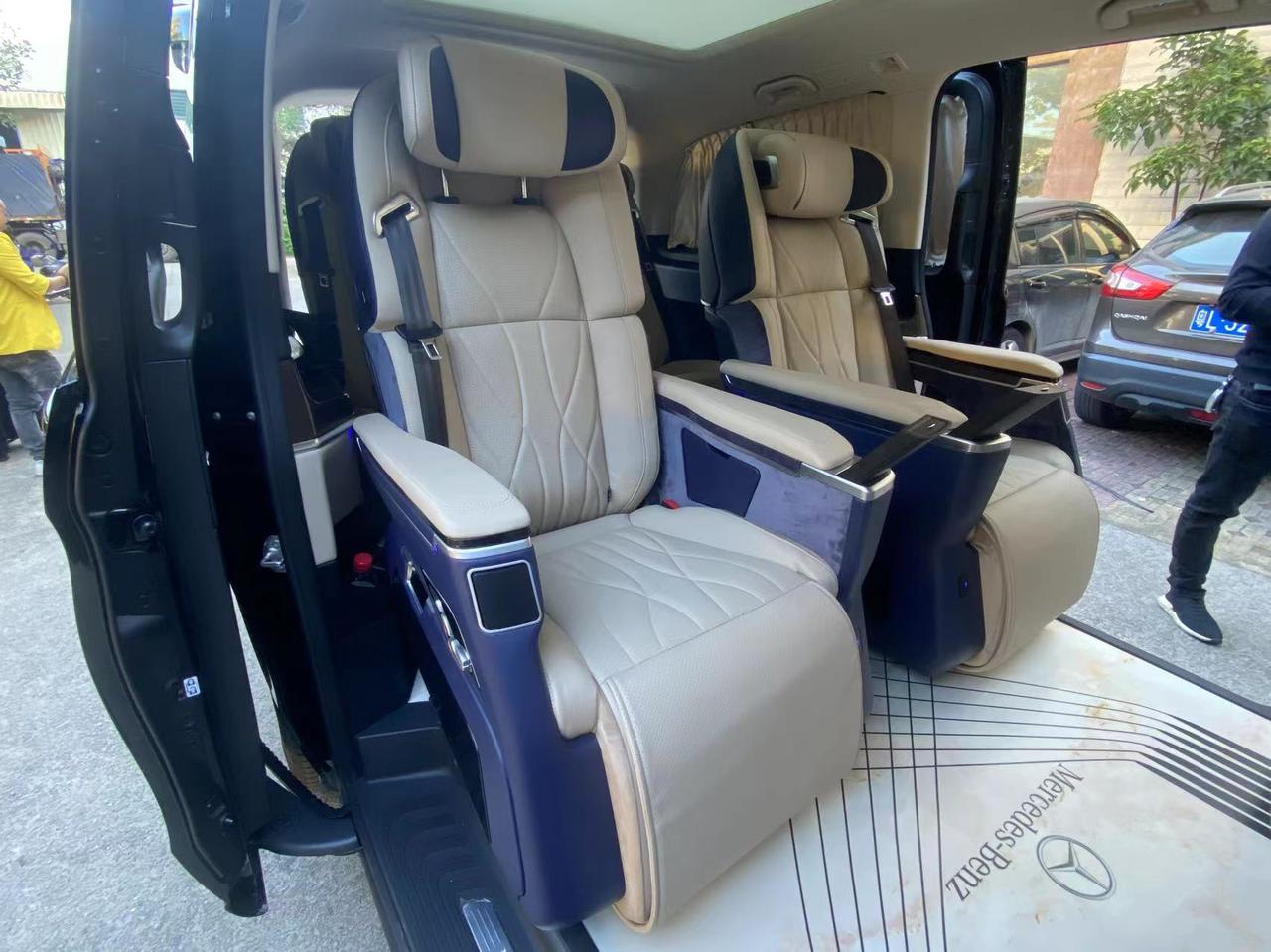 奔驰v260航空座椅改装案例