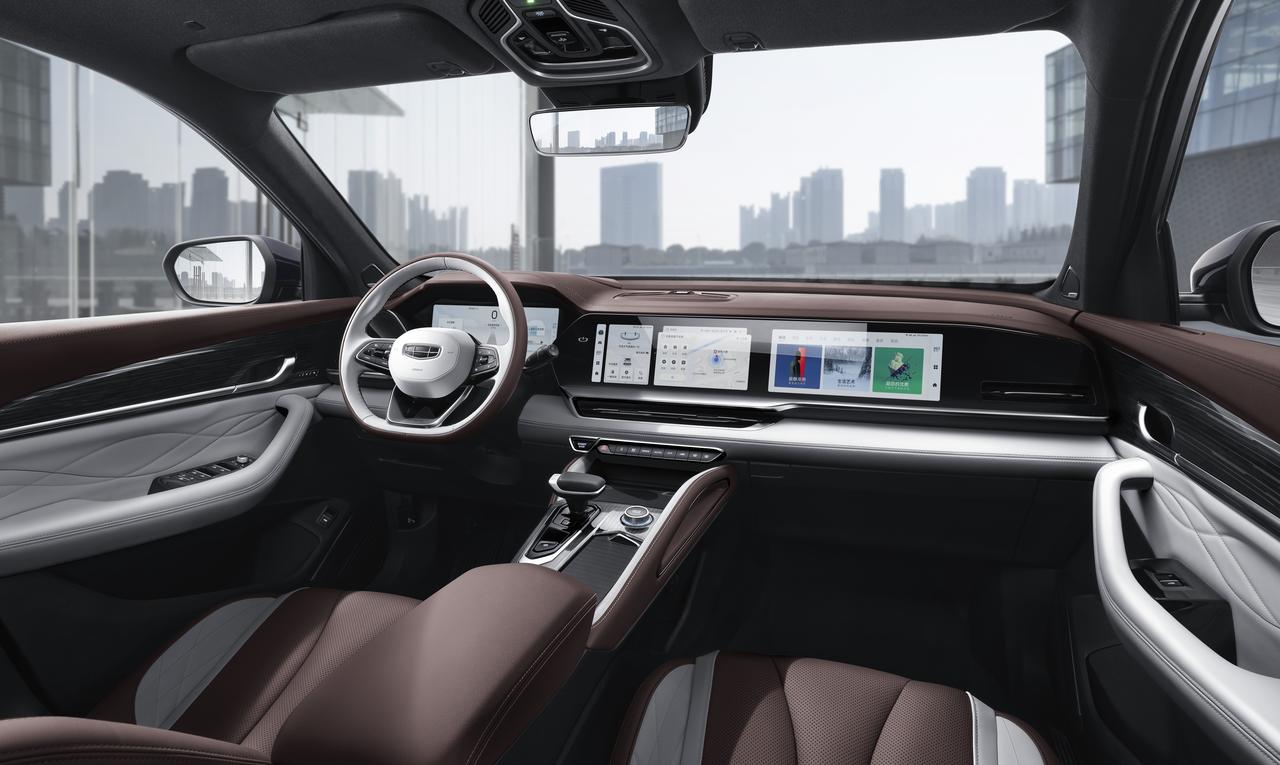 棕白内饰鉴赏_星越l车友圈_重庆吉之星汽车销售服务有限公司_懂车帝