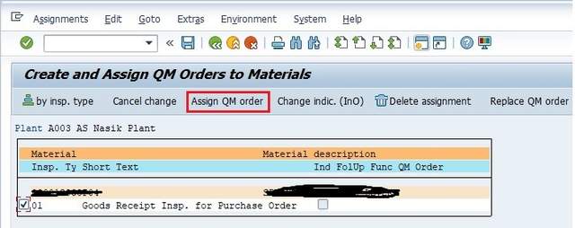 SAP QM Cost of Quality Inspection