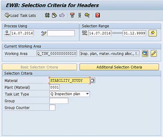 Stability Study with SAP Quality Management