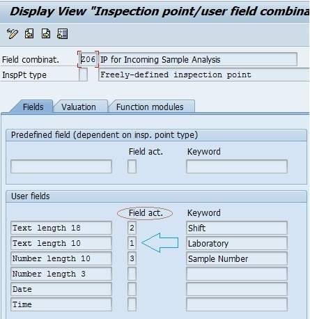 Inspection Points: Key settings and Usage