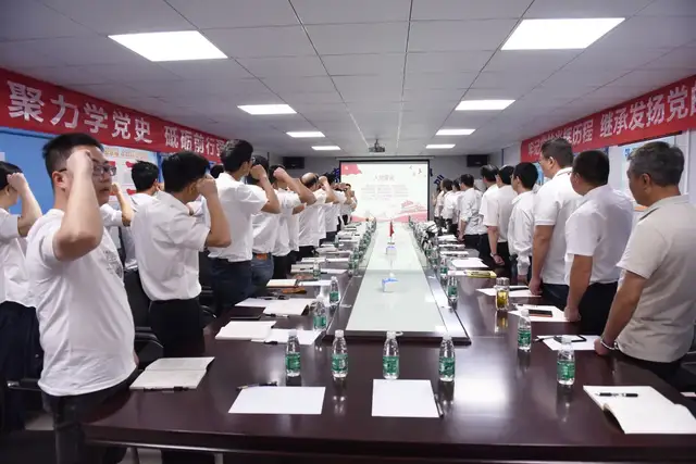 凝心聚力学党史  砥砺前行强党性——湖南省第三工程有限公司湘潭分公司党总支开展5月主题党日活动