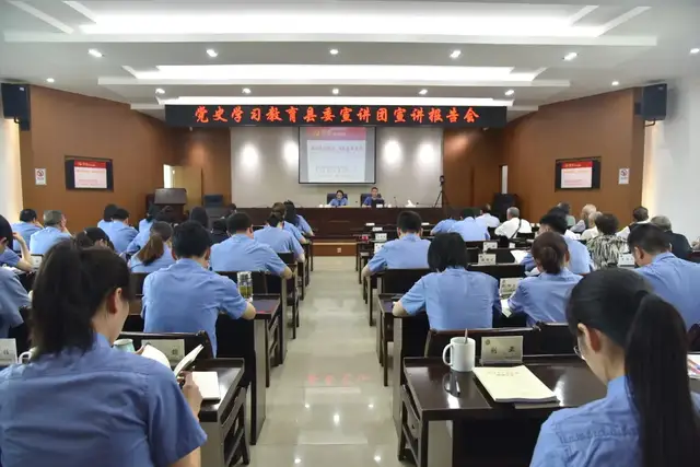 党史学习教育|党史学习教育县委宣讲团走进湘潭县人民检察院开展宣讲报告会