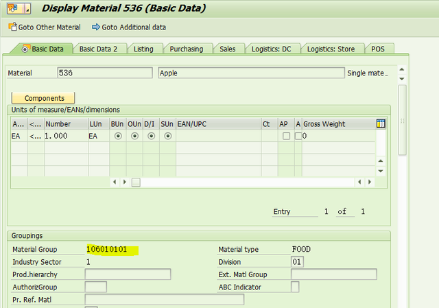 SAP Retail MM42不能修改物料的物料組