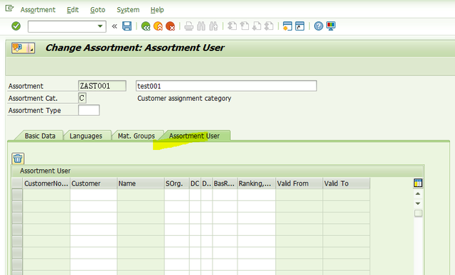 SAP Retail 事務程式碼WSOA1建立Assortment不能選Assortment Category !