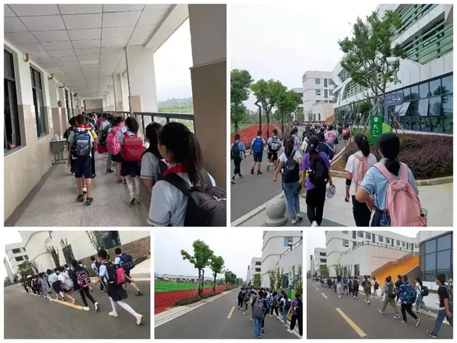 用爱浇灌 快乐起航——记曾都区五丰学校开学第一天开学第一天,学校迎接新生,安全有序入校