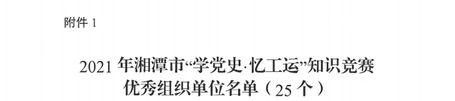 湘潭城发集团党史学习教育工作连获佳绩