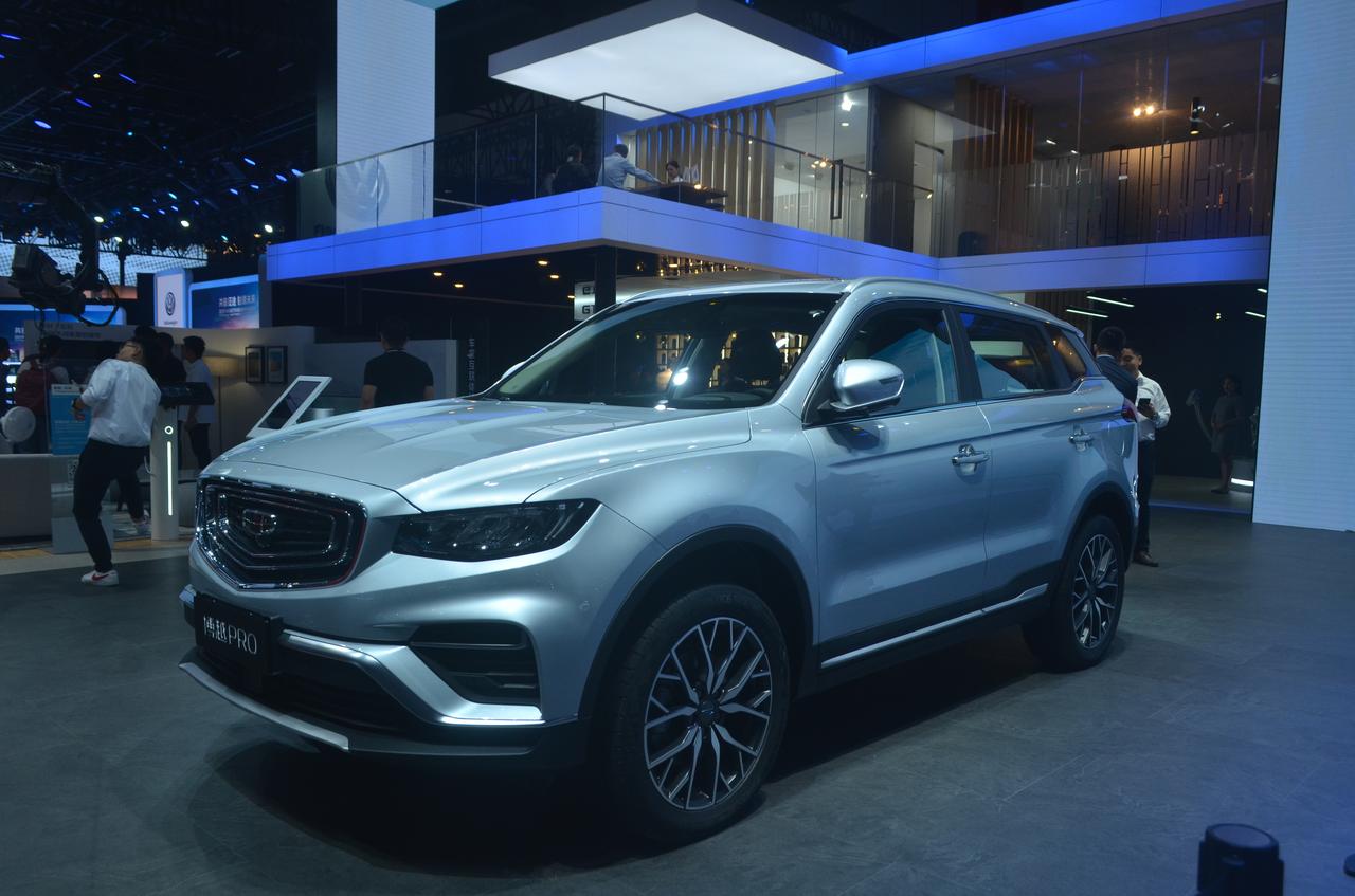 成都车展上,吉利博越pro正式上市,售价区间为9.88万-1