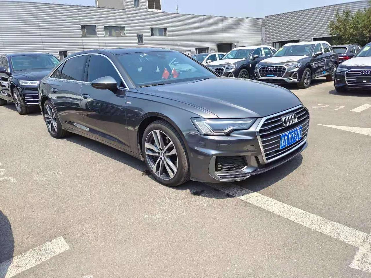 奥迪a6l天云灰实拍