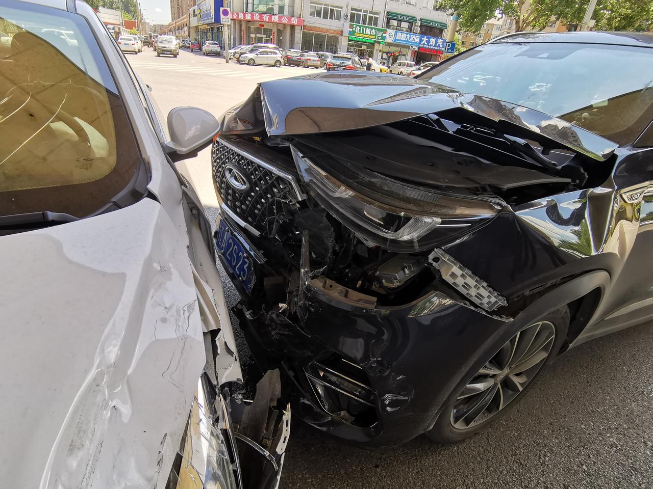 瑞虎8p 30码速度碰撞 结果太伤心_瑞虎8 plus车友圈_懂车帝