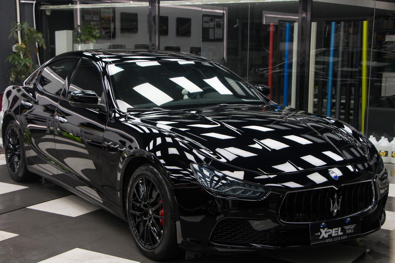 玛莎拉蒂 吉博力 全车黑化黑武士效果图_ghibli车友圈_懂车帝
