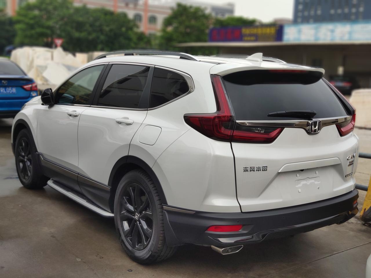 2021款crv黑爵士版白色提车作业 坐标佛山,八月下的单因