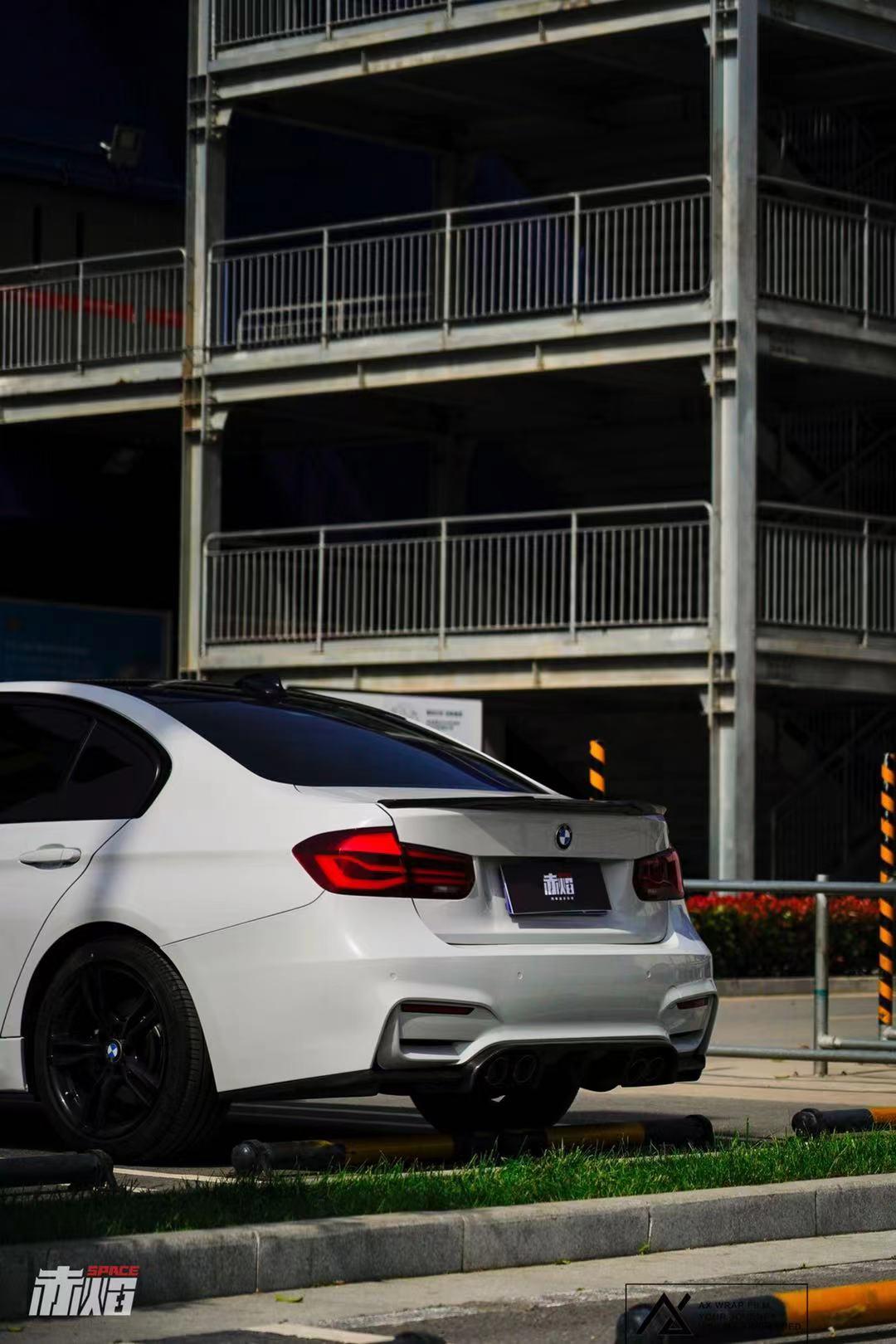 宝马3系汽车改色ax高亮火山灰实车图集