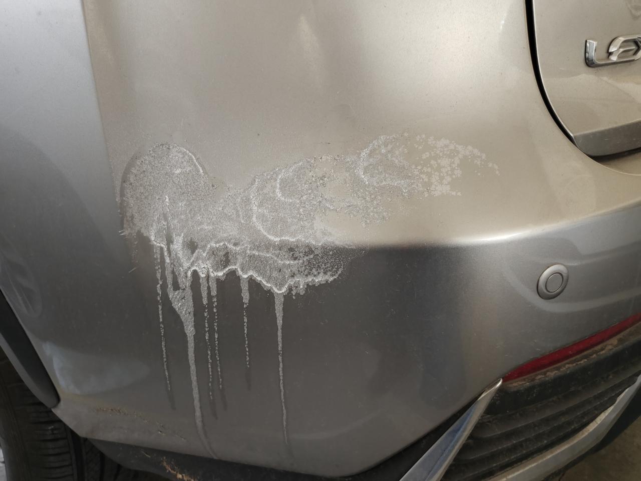 结霜用了一张湿纸巾擦了一下发现直接掉漆请问广大车友这是怎么回事