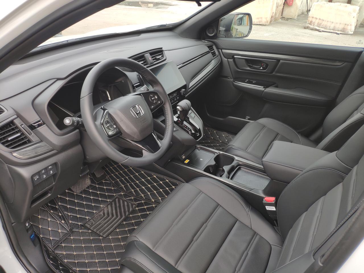 2021款crv黑爵士版白色提车作业 坐标佛山,八月下的单因