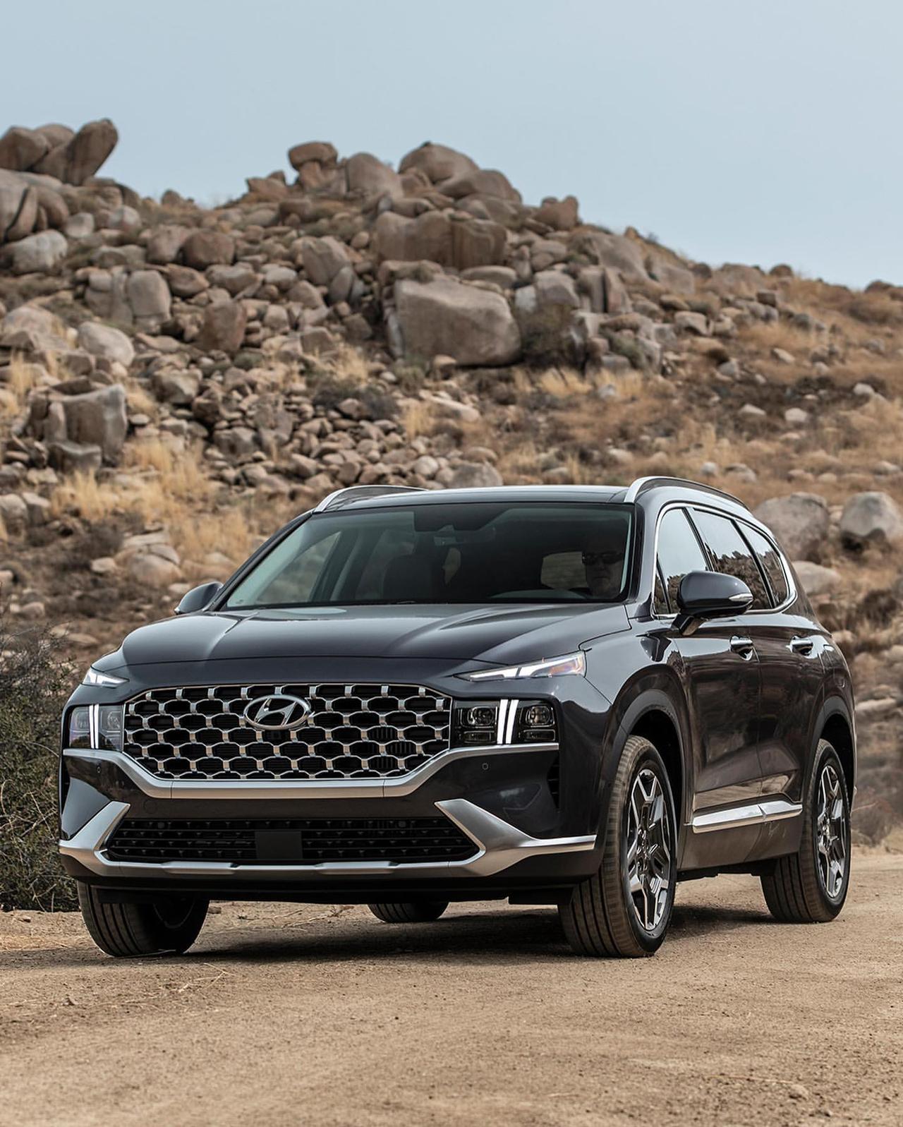 现代汽车2021款全新胜达菲,燃油版和混动版任君选择_懂车帝