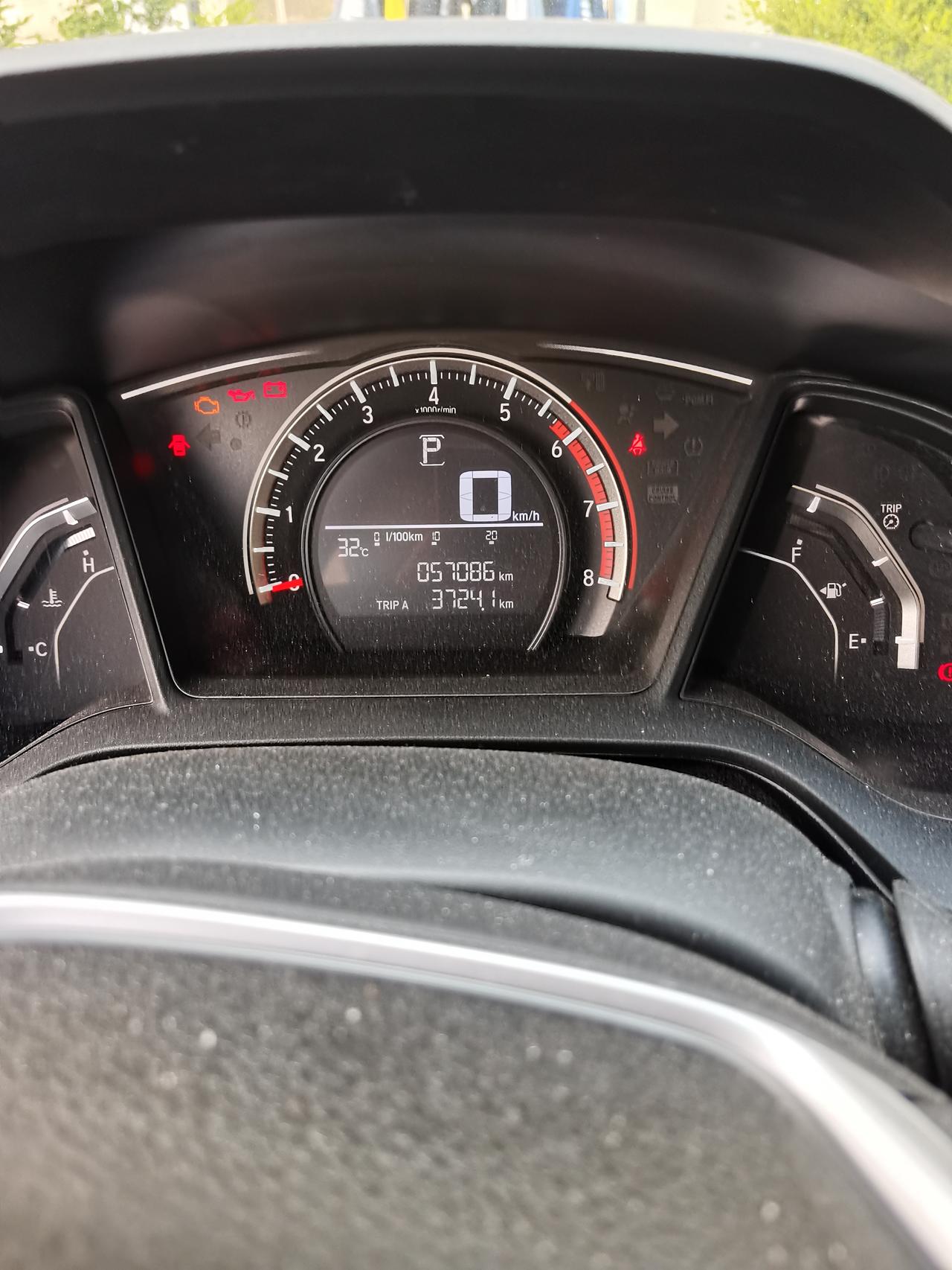 0t思域,跑了快要六万公里了,然后突然发