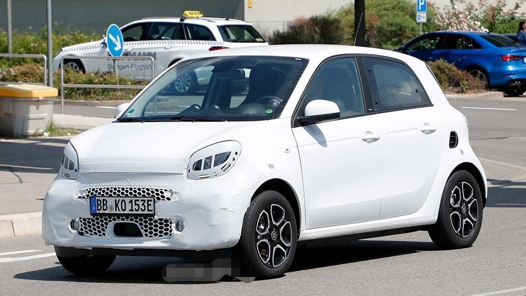 smart#近日外媒曝光了一组2020款smart eq
