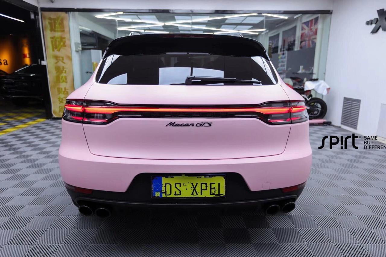 rt03#保时捷macan#消光康乃馨粉独特消光质感