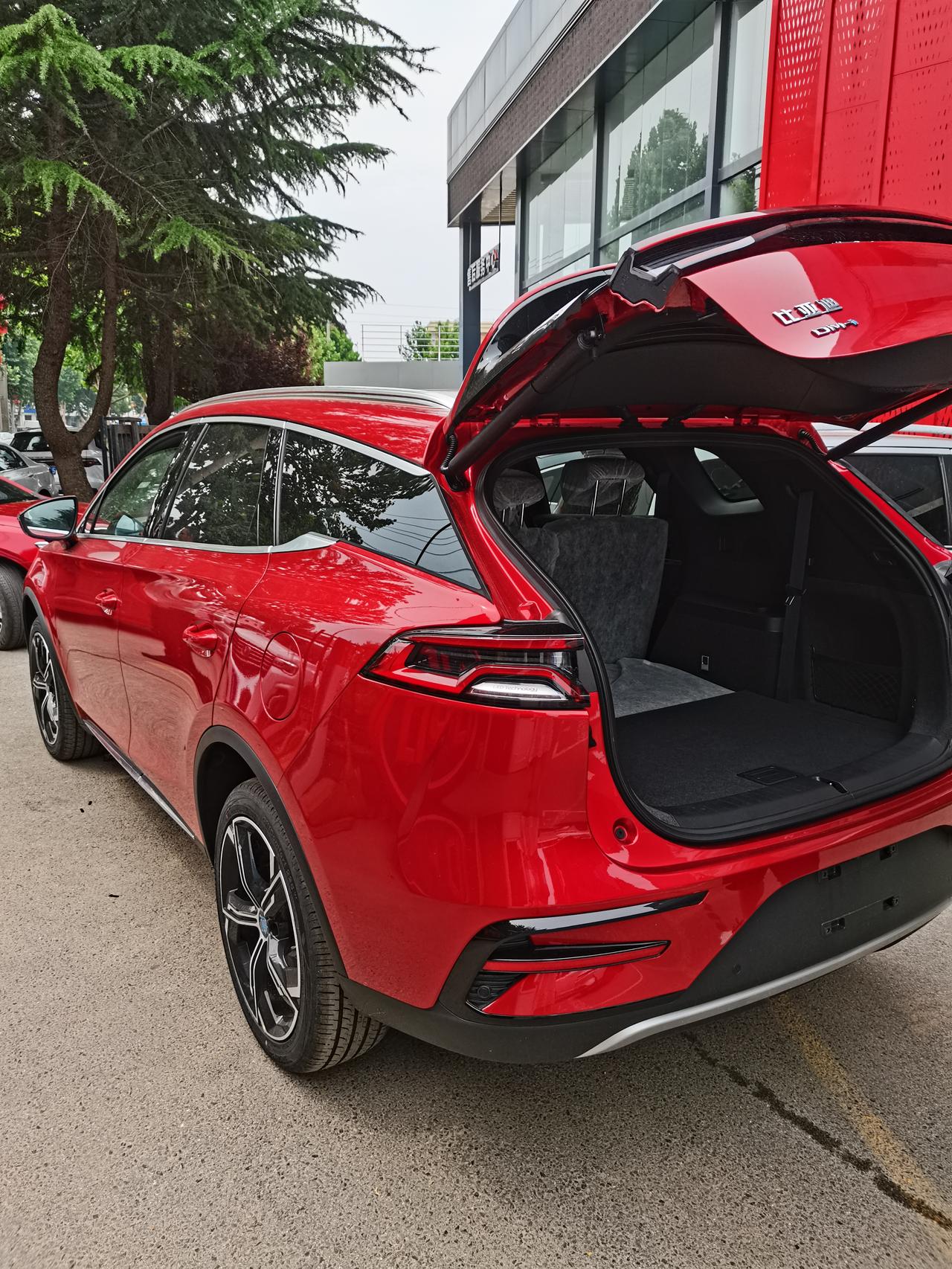 比亚迪唐dmi红色112km尊贵型