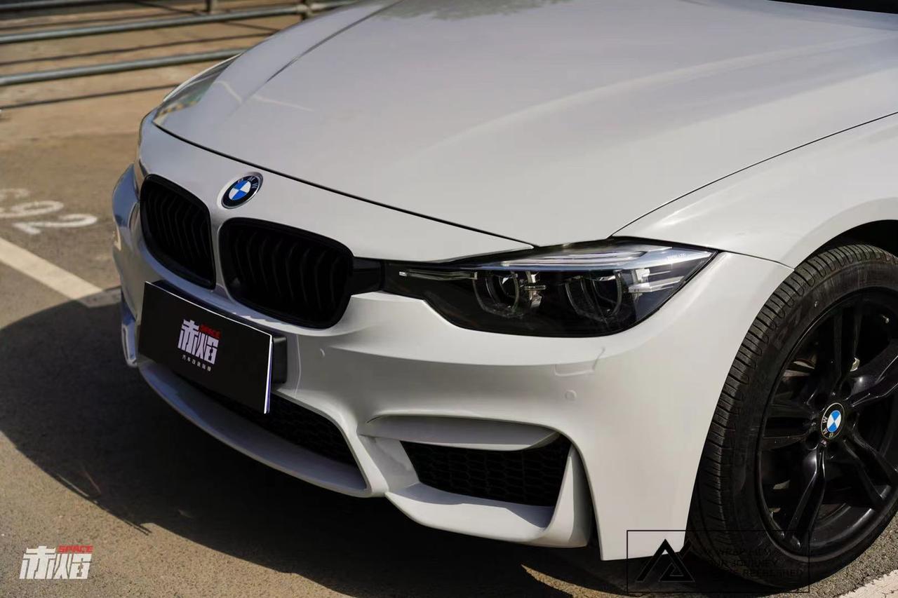 宝马3系汽车改色ax高亮火山灰实车图集