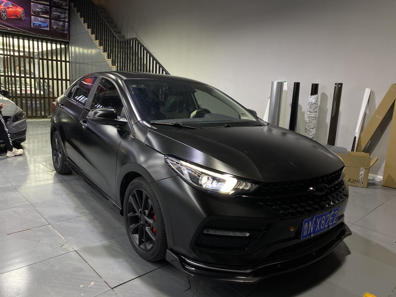 贴了黑武士,车友圈们品鉴下_艾瑞泽gx车友圈_懂车帝