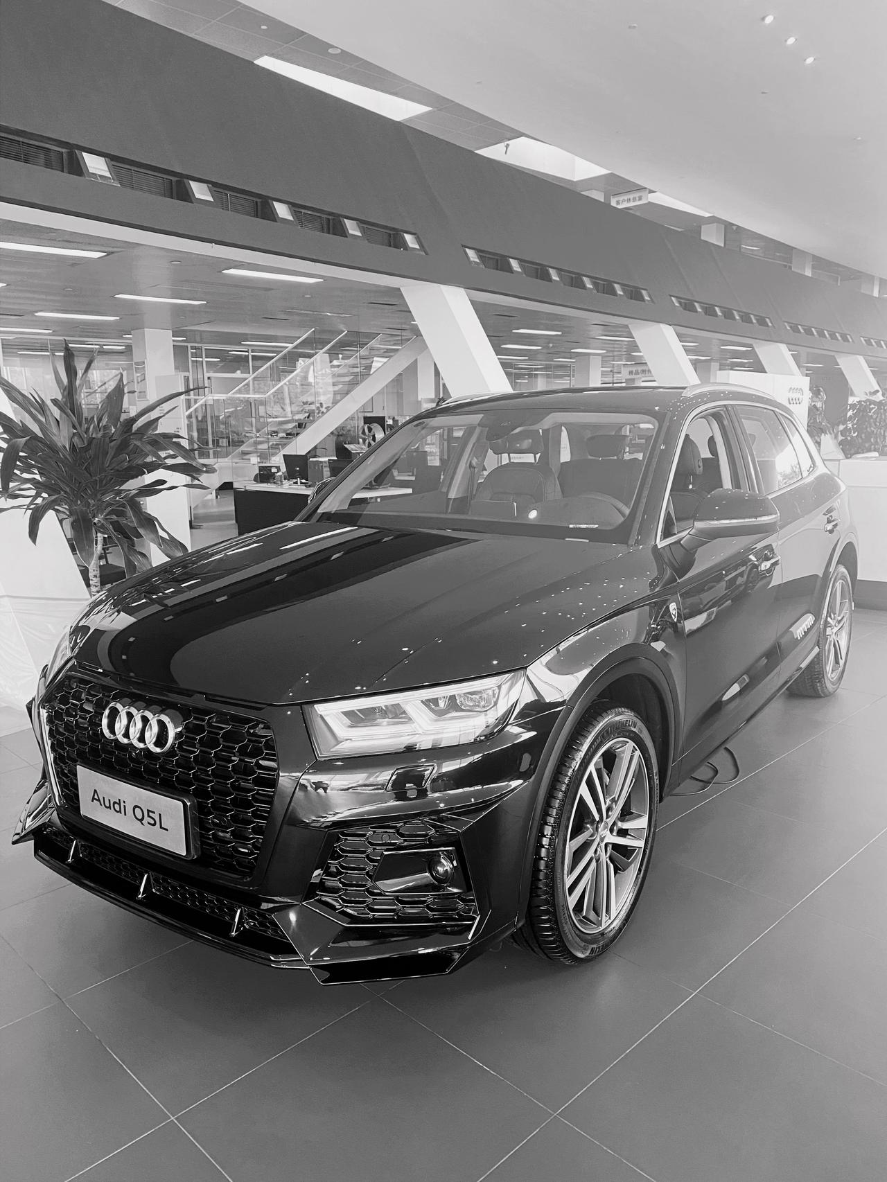 奥迪q5黑武士大改_奥迪q5l车友圈_优雅荷叶ff_懂车帝