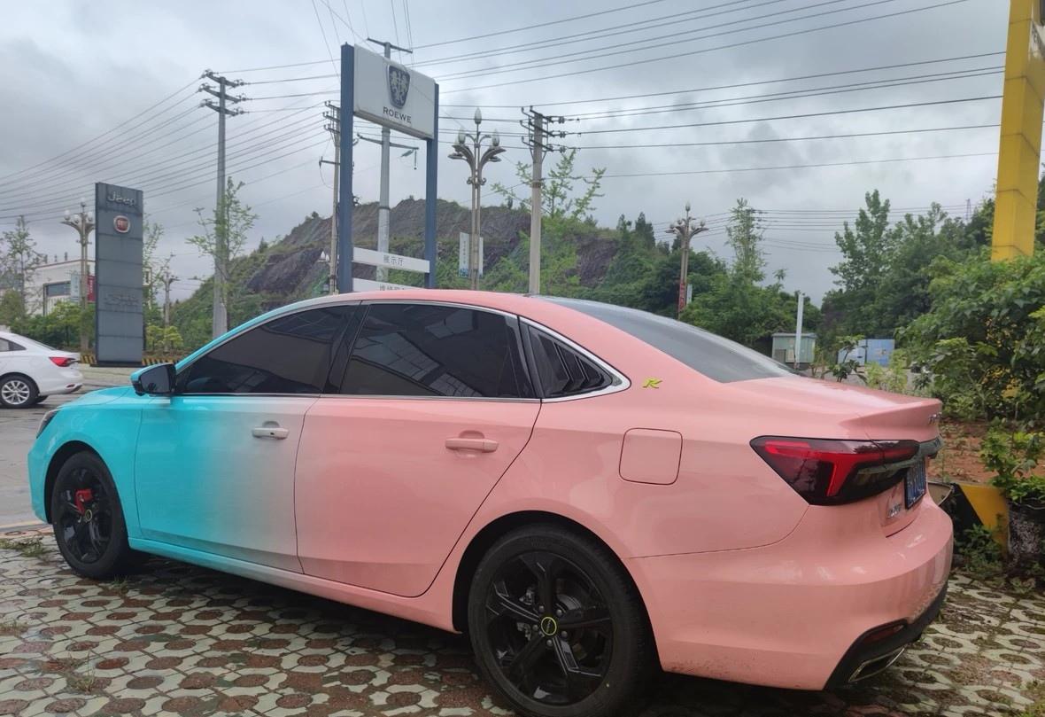 荣威i6改装渐变色效果