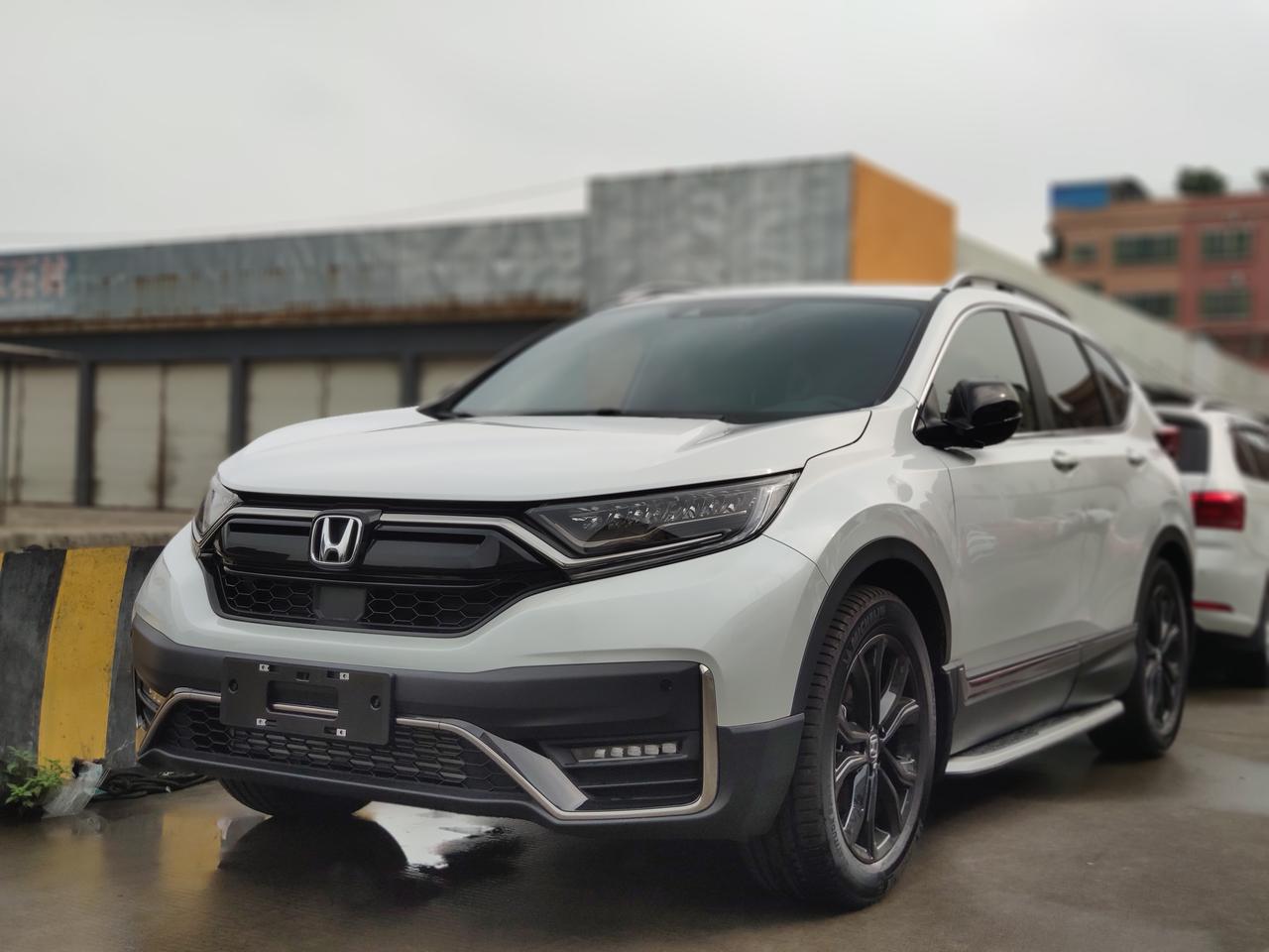 2021款crv黑爵士版白色提车作业 坐标佛山,八月下的单因