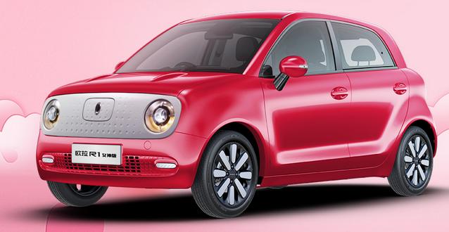 98万,欧拉r1女神版上市日前,长城汽车旗下欧