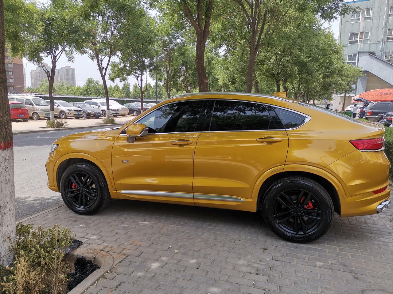 没有减配的耀星金色,19款的,今年4月上牌,7000公里,想