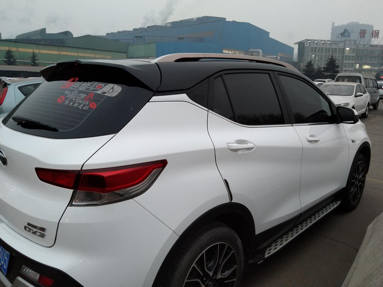 300车顶改色,忘了改后视镜_东南dx3车友圈_懂车帝