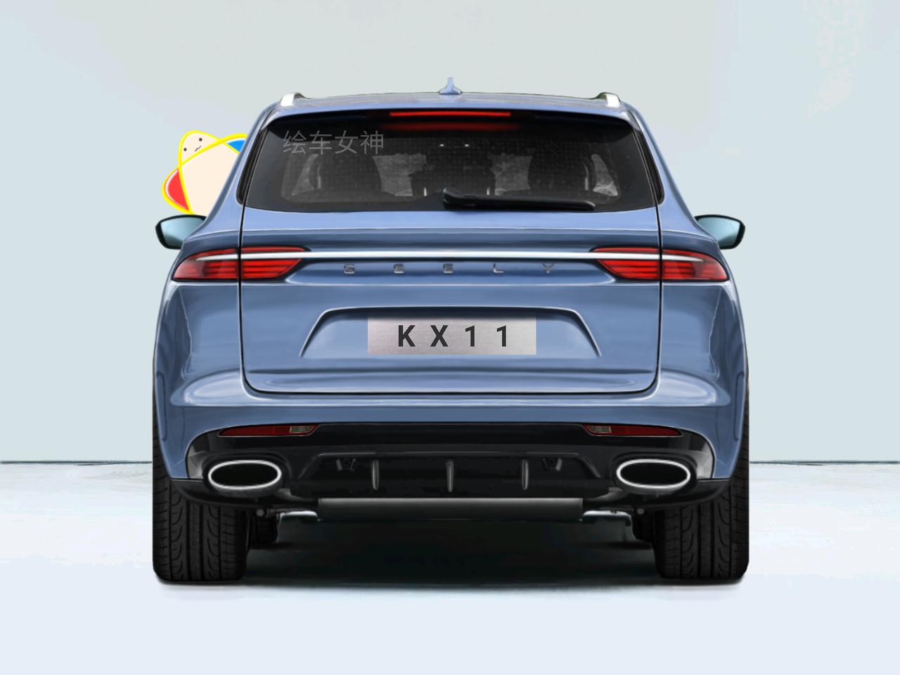 抢先揭秘吉利kx11外形,整车基于cma超级母体平台打造的中