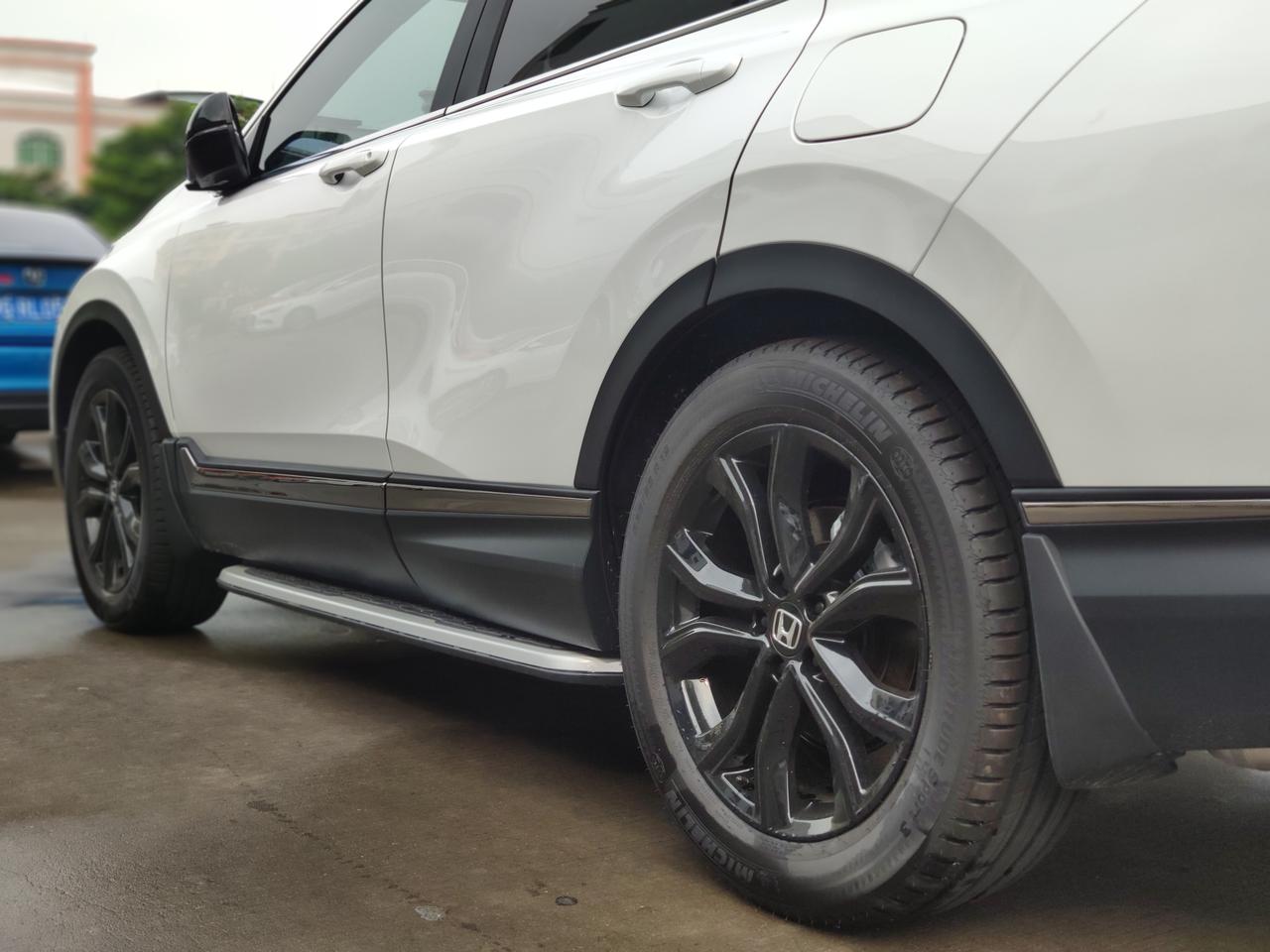 2021款crv黑爵士版白色提车作业 坐标佛山,八月下的单因