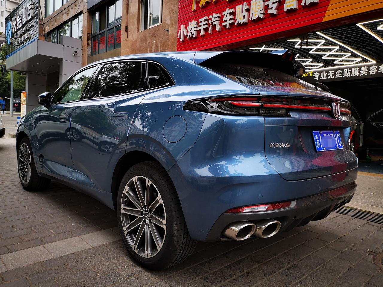 unik新车贴膜作业,快速高效_长安uni-k车友圈_懂车帝