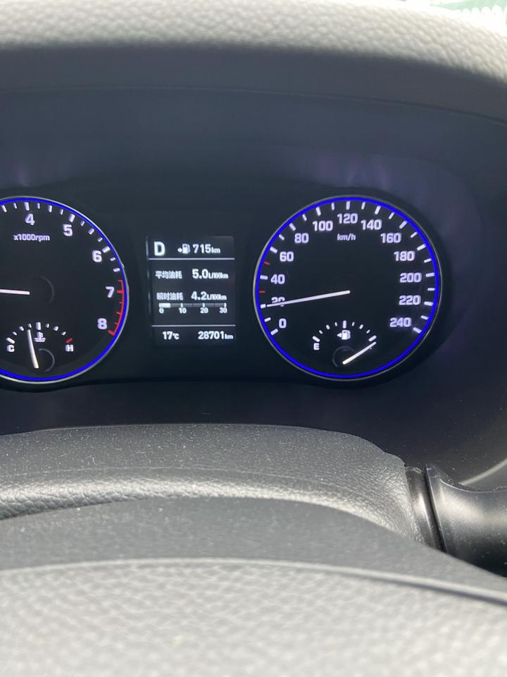 现代名图1.8自动智能,打卡油耗,平均油耗显示_名图车友圈_懂车帝