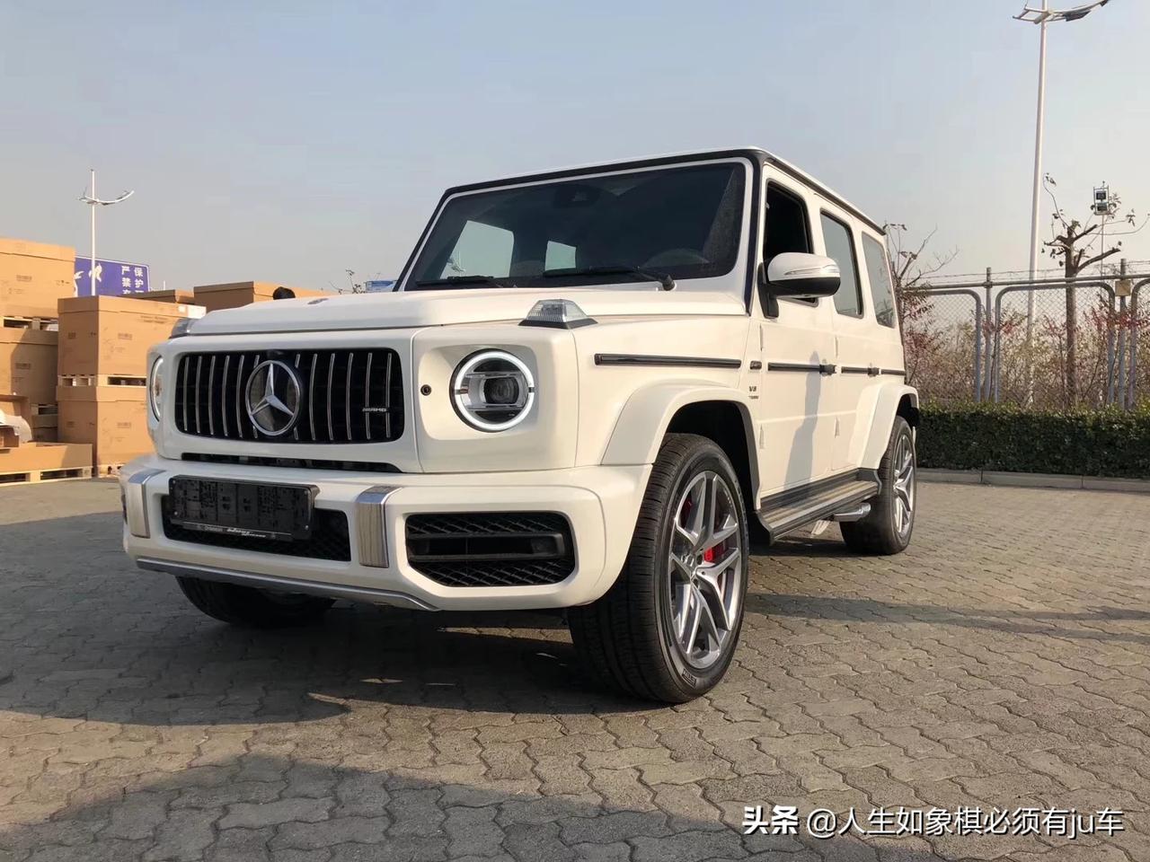 2020款奔驰g630外商自带手续天津国六标现车外观白内饰纳帕红选装配置