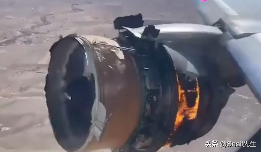 引擎|美波音客机引擎爆炸天空飘碎片雨 好在无人受伤