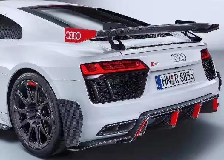 奥迪丅丅奥迪r8碳纤维尾翼铝合金支架